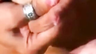 Indian Homemade Milk-Fed Pregnant Wife Sharing Breastfeeding Moments