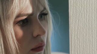 Blondie exchange student Lilly Bell gets to fucked with two horny dudes