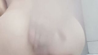 College Teen Anal Solo in Bathroom Hoe 2