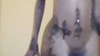 MILF Mother Fucks Herself With A Dildo For Step-Son To Watch And Learn