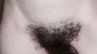 Bushy Babe Gives You A Closer Look At Her Pubic Hair And Vagina