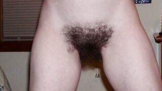 Bushy Babe Gives You A Closer Look At Her Pubic Hair And Vagina