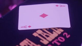 Sexy Casino Worker - Busty Blonde Fingers Herself in Public