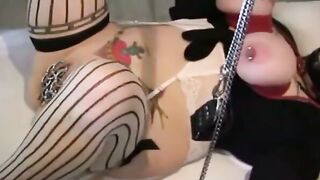 Dom Girlfriend Fucks Her Sex-Slaves into Three-way