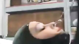Dom Girlfriend Fucks Her Sex-Slaves into Three-way