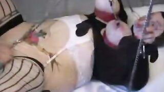 Dom Girlfriend Fucks Her Sex-Slaves into Three-way