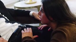 Dark haired loving hard sex with her new bf - Gal Richie 7