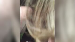 Car Blowjob with Cum-Swallowing Amateur Cuckold Girl