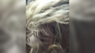 Car Blowjob with Cum-Swallowing Amateur Cuckold Girl