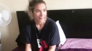 Caught my stepsister-inside-law masturbating pov 16