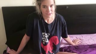 Caught my stepsister-inside-law masturbating pov 16