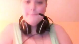 Busty BBW Amateur Babe on Webcam