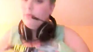 Busty BBW Amateur Babe on Webcam