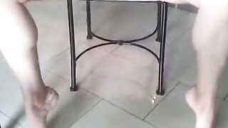 Hairy European Mom Spreads Her Legs