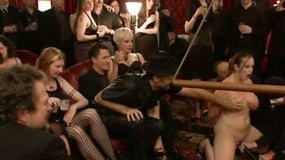 Group Sex Party! Curvy Blonde Katie Kux Gets Her Huge Boobs Creampied By Strangers