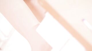 Redhead stunner Ezrabebe spreads and takes hard cock invasion like a champ