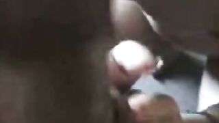 Deep-Throating American MILF Gives Blowjob