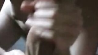 Deep-Throating American MILF Gives Blowjob