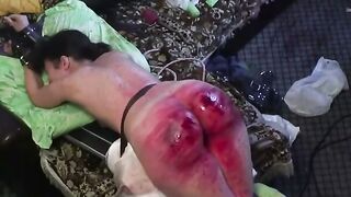 FETISH Whipped Asses master Teaches Submissive Lesson into Pain