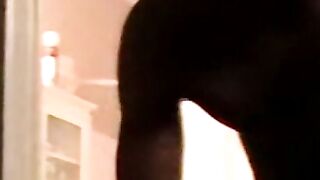 Black amateur cums in gays mouth after cock sucking