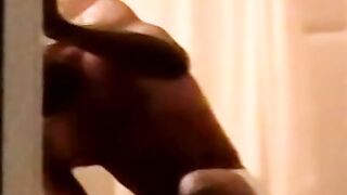 Black amateur cums in gays mouth after cock sucking