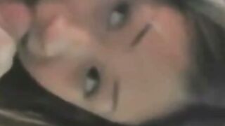 Asian Amateur Girl with Big Tits Gives Blowjob