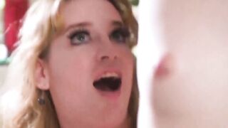 Petite Autumn Rain shares mutual blowjob with Erica Cherry