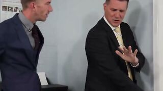 Red head Boss Lady Boned Rough By Huge Cock Into Office - point of view