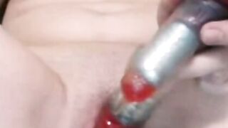 Redheaded Babe Shows Off Her Natural Boobs in Close-Up POV Cam