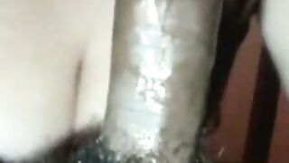 Black Guy Enjoys Deep Blowjob From His White GF