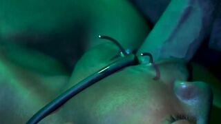 Dominatrix Bondage Mistress Whips Submissive Babe in Kinky Fetish Play