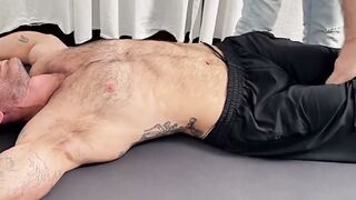 Chubby Daniel Worships Mathew Bolt Foot Fetish