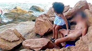 BEACH POUNDED INFIDELITY WEEKEND： I nailed the bimbo fiance on the beach1 three