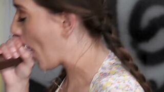 Brunette Sera Ryder craves every inch of BBC filling her twat and mouth