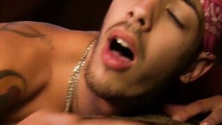 Hottie Asian Alex Chu in threesome with two horny dudes