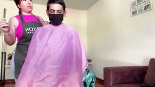 Tasty cream pie for bigass hairdresser ! 10
