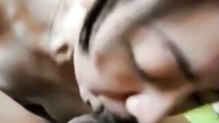 Cute Asian Amateur Girl Performs Mouth-Only Blowjob