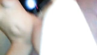 POV Ebony Amateur Squirts And Swallows