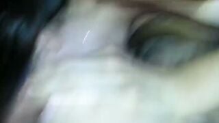 POV Ebony Amateur Squirts And Swallows