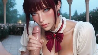 AI Hentai: Busty Babe's Deep Erotic Garden Fuck
