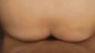 POV Homemade: Brunette College Babe with Big Ass