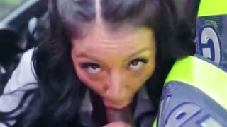 POV: Erotic Hunter Cocks Blonde Cop In Public