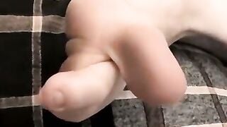Solo Feet and Toe Fetish Jerk Off with Squirting