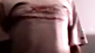Chubby Amateur Masturbates Then Gets Blown by Black Guy