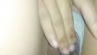 Petite Asian Babe Masturbates and Plays with Her Tiny Tits Outdoors