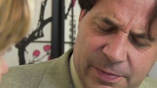 Penny Sue Takes Eric John's Thick Cock in Hardcore Granny Action