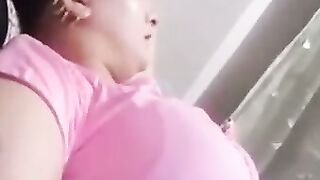 Pakistani Amateur with Huge Tits Goes Live on Facebook