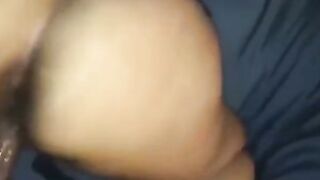 Black Beauty Rides a Big Black Cock in Amateur Doggy Style