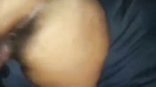 Black Beauty Rides a Big Black Cock in Amateur Doggy Style