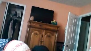 Black BBW Amateur Facesit and Fart Session